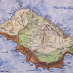 Mapa wyspy Pitcairn